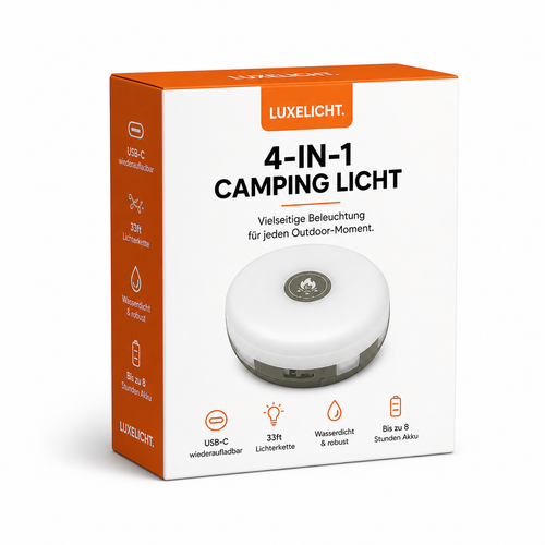 4-in-1 Campinglampe
