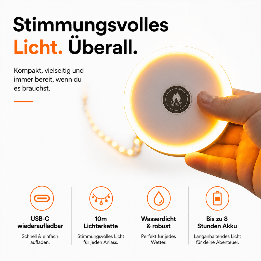 4-in-1 Campinglampe